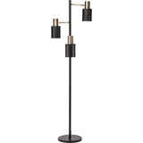 Nuevo Lucca Lighting | Black Steel Metal