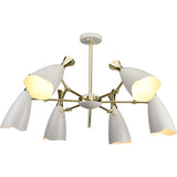 Nuevo Cella Lighting | White Steel Metal