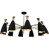 Nuevo Cella Lighting | Black Steel Metal