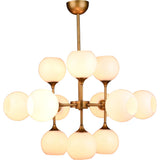 Nuevo Niklas Lighting | White Glass