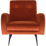 Nuevo Hugo Occasional Chair | Rust