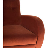 Nuevo Hugo Occasional Chair | Rust