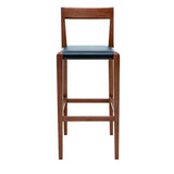 Nuevo Ameri Bar Stool | Black Leather HGSD471