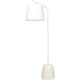 Nuevo Floyd Lighting | White Polycotton Fabric