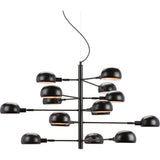 Nuevo Quinze Lighting | Black Steel Metal