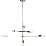 Nuevo Byron Lighting | Silver Steel Metal