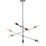 Nuevo Byron Lighting | Silver Steel Metal