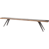 Nuevo Vega Dining Bench | Seared