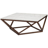 Nuevo Jasmine Coffee Table | White Marble HGYU161