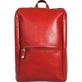 Harvest Label Leather Avenue Backpack | Red HHC-1526-RD