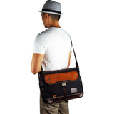 Harvest Label Parkland Messenger | Black HHC-4305-BLK