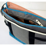 Harvest Label Palette Messenger| Grey hhc-5772-gry