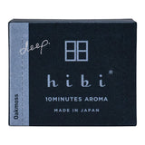 Hibi Box of 30 Incense Matches | Oakmoss