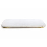 Hawkins New York Mara Marble Serving | White/Brass