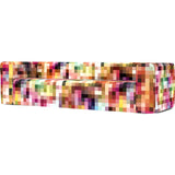 Zuzunaga 3 Seater Pixel Sofa | Fire