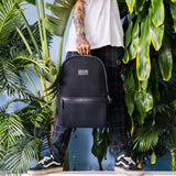 Hex Matrix Logic Mesh Backpack | Black