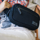 Hex Matrix Mesh Waistpack | Black