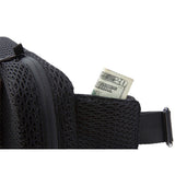 Hex Matrix Mesh Shoulder Bag | Black