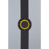 Hygge 3012 Series Black/Yellow Watch | Leather