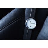 Hygge 2203 Silver Watch | Black Leather