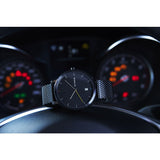 Hygge 2203 Black Watch | Black Stainless Steel