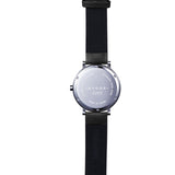 Hygge 2203 Silver Watch | Black Leather MSL2203C(BK)