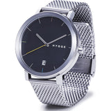 Hygge 2203 Black Watch | Silver Stainless Steel MSM2203C(CH)