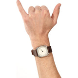 slow Jo 17 Créme Watch | Brown Vintage Leather X000JADHEN