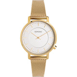 Komono Harlow Watch | Gold Mesh KOM-W4109