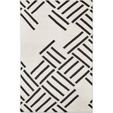 Gus* Modern Hatch Rug | Contrast