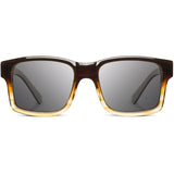 Shwood Haystack Acetate Fifty Fifty Sunglasses | Sweet Tea & Elm Burl / Grey