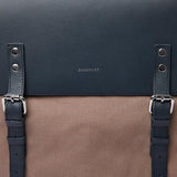 Sandqvist Hege Backpack - Earth Brown with Navy Leather SQA1227