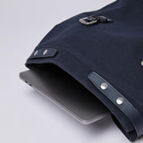 Sandqvist Hege Backpack - Navy with Navy Leather SQA1228