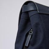 Sandqvist Hege Backpack - Navy with Navy Leather SQA1228