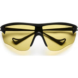 District Vision Junya Racer Black Sunglasses | District Yellow