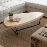Gus* Modern Hull Coffee Table | Ash/Black ECCTHULL-an-bl