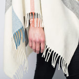 Faribault Huntley Wool Cape | Cream 14855 One Size