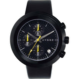 Hygge 2312 Series Chronograph Black/Black Watch | Leather