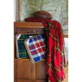 Faribault Pak-a-Robe Plaid Packable Wool Throw | Nokomis Red 17252 50x60