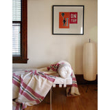 Faribault Cabin Wool Blanket | Natural/Red/Black 6881 Twin/6898 Queen/6904 King