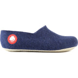 Baabuk Jeremy Wool Slippers | Navy Blue 35 JER02-BL7-R-35