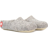 Baabuk Jeremy Wool Slippers | Light Grey 36 JER02-LG-R-36