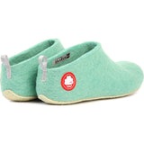 Baabuk Gus Wool Slippers | Green 37 GUS02-GN5-R-37