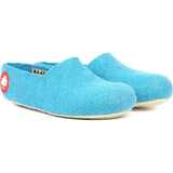 Baabuk Jeremy Wool Slippers | Turquoise 36 JER02-C3-R-36