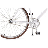 Sole Bicycles Ayu City City Cruiser Bike | Gloss White/Brown Accents CTB 003-50