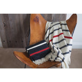 Faribault Nisswa Stripe Wool Throw | Natural 12196 50x72