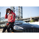 Sprayground Warrior Wings Reversible Down Jacket | Red/Black