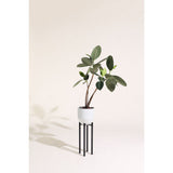 Yield Design Pale Gray Spun Planter
