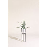 Yield Design Silver Spun Planter