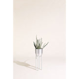Yield Design Silver Spun Planter
